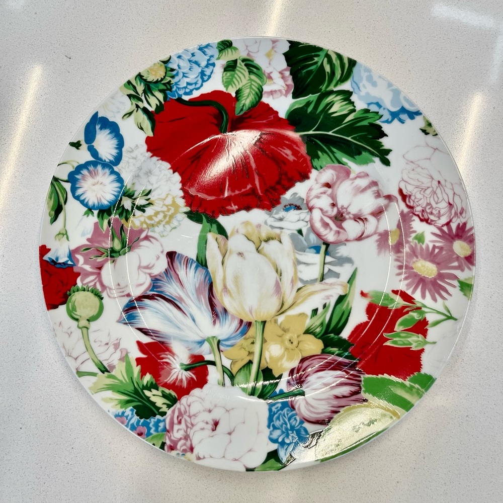 Mikasa Chintz de Paris Lab03 Jean Baudrand multi color China Dinner Plate  10.5”